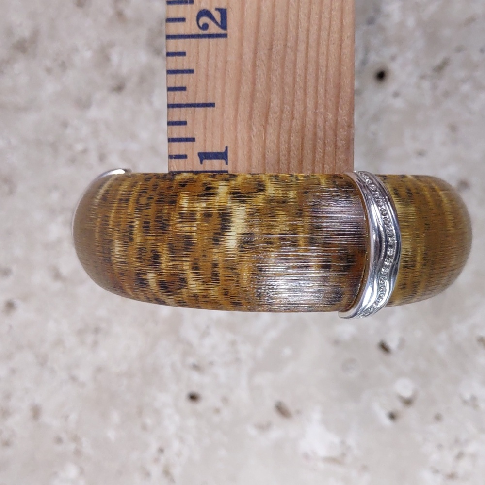 Brighton Trinity Leopard Bangle Bracelets - Picture 6 of 10